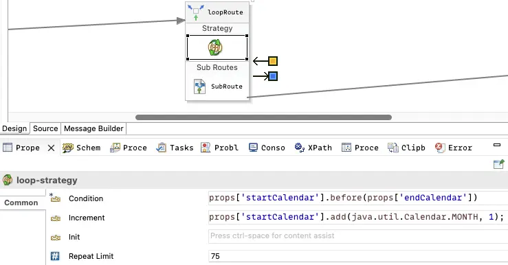 Date Loop in Workday Studio